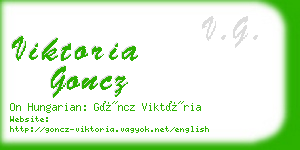 viktoria goncz business card